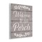 Stupell Industries Rustic Welcome Porch Wall Plaque Art Design by Ziwei Li